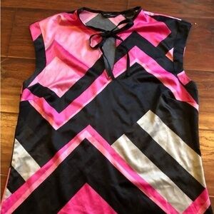 New York & Co sleeveless long blouse